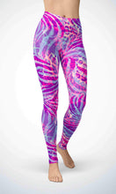 Load image into Gallery viewer, Pink silk legging for workout yoga gym running - alien wing active