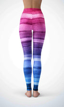 Load image into Gallery viewer, Pink denim legging for workout yoga gym running - alien wing active