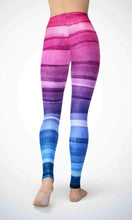 Load image into Gallery viewer, Pink denim legging for workout yoga gym running - alien wing active