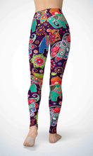 Load image into Gallery viewer, Lovely elephant legging for workout yoga gym running - alien wing active