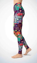 Load image into Gallery viewer, Lovely elephant legging for workout yoga gym running - alien wing active