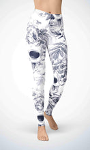 Load image into Gallery viewer, Winter skull legging for workout yoga gym running - alien wing active
