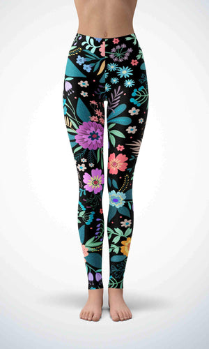Spring garden legging for workout yoga gym running - alien wing active