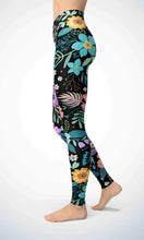 Load image into Gallery viewer, Spring garden legging for workout yoga gym running - alien wing active
