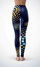 Load image into Gallery viewer, Dots and sky legging for workout yoga gym running - alien wing active