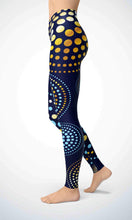 Load image into Gallery viewer, Dots and sky legging for workout yoga gym running - alien wing active