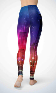 Shanghai night legging for workout yoga gym running - alien wing active