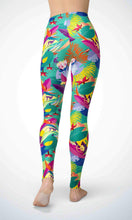 Load image into Gallery viewer, Monky in jungle legging for workout yoga gym running - alien wing active