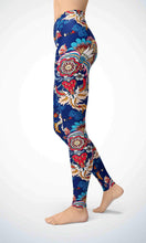 Load image into Gallery viewer, India blanket legging for workout yoga gym running - alien wing active