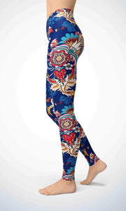 India blanket legging for workout yoga gym running - alien wing active