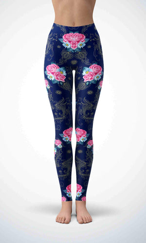 Love rose legging for workout yoga gym running - alien wing active