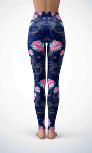 Love rose legging for workout yoga gym running - alien wing active