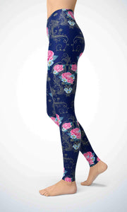 Love rose legging for workout yoga gym running - alien wing active