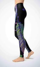 Load image into Gallery viewer, Darkness flower legging for workout yoga gym running - alien wing active