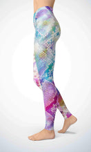 Load image into Gallery viewer, Pink skin legging for workout yoga gym running - alien wing active