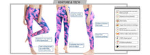 Load image into Gallery viewer, Cute skullmen legging for workout yoga gym running - alien wing active